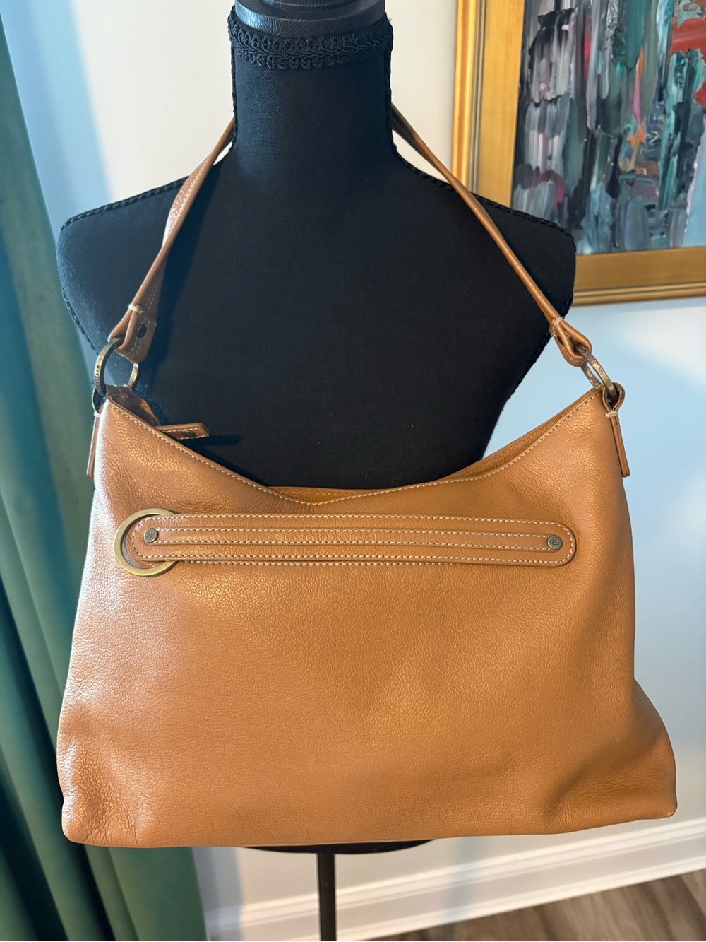 Cole Haan Tan Leather Shoulder Bag - Classic Everyday Tote